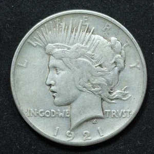 1921 Peace Dollar Silver $1 - Philadelphia - Key Date! - Picture 1 of 2