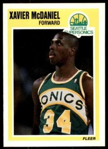 1989-90 Fleer Xavier McDaniel-2 #148 - Picture 1 of 2