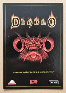 Tarjeta postal promocional del juego de Diablo Blizzard 1996 RARA - Imagen 1 de 2