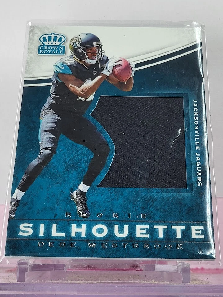 2017 Crown Royale Jumbo Rookie Silhouette Jerseys #15 Dede Westbrook - Image 1 of 2