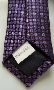 NEW The Mens Store Purple Silk Tie, Size Regular - Picture 1 of 6