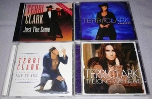 TERRI CLARK-4CD COLLECTION-JUST THE SAME,THE LONG WAY HOME,FEARLESS,PAIN TO KILL - Picture 1 of 2
