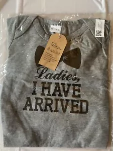 Ladies I have Arrived Baby Boy Onesie Size 9-12 Months Brand New with Tags - Picture 1 of 2