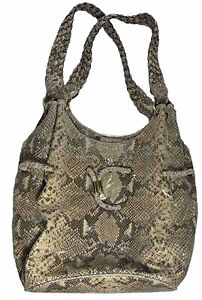 MICHAEL KORS Shoulder Bag Leather Snake Skin Pattern 
