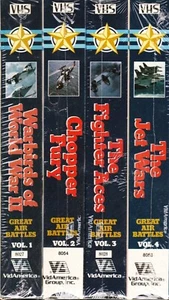 Great Air Battles all 4 Tapes Volume 4 VHS RARE HARD TO FIND SET - Picture 1 of 2