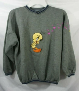 Classic Looney Tunes Collection Tweety Sweatshirt Embroidered Girls Size 14/16 - Picture 1 of 5