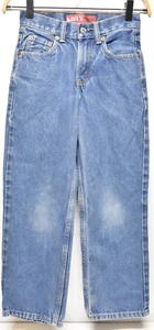Levi’s 550 Jeans Boys 10 Slim 23 x 25 Blue Denim Actual 23x23 Faded Good - Picture 1 of 9