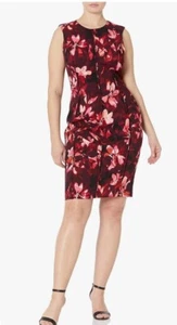 Vestido Vaina de Buceo Estampado Floral Calvin Klein Nuevo con Etiquetas Talla 8 P Precio de venta sugerido por el fabricante $119 - Imagen 1 de 8