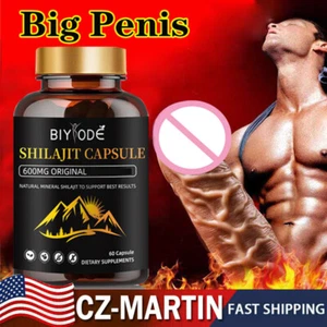 Shilajit Pure100% Himalayan Extract | 60caps 600mg Organic ✅ - Picture 1 of 9