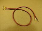 10 AWG Power Zipcord Wire, 42", 1/4" Lugs, RF Amp Power - New, Single Harness