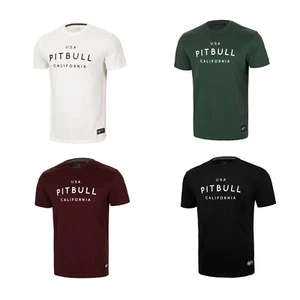 Men's T-Shirt PitBull USA CAL PitBull West Coast Cotton Training Shirt - Picture 1 of 45