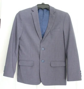 Boy Nautica Suit Blazer Jacket Size 12 Regular Blue Navy EUC - Picture 1 of 1
