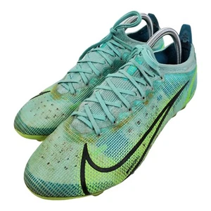 NIKE Shoe MERCURIAL VAPOR 14 ELITE FG Mens Size 9.5 Teal Soccer Cleat CQ7635-403 - Picture 1 of 13