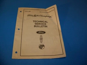Ford Technical Service Bulletin July 9, 2001 - Picture 1 of 4