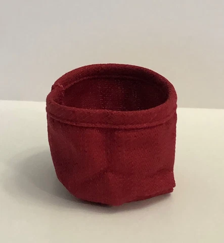 Longaberger Hostess Appreciation Fabric Basket Liner 2003 Paprika Red NEW 2.5" H Cover