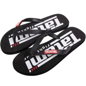 Tatami Black Flip Flops Martial Arts Taekwondo Karate Pumps - Picture 1 of 3