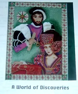 Elsa Parrish American Needlepoint Guild Pattern Book "A World of Discoveries" - Picture 1 of 4