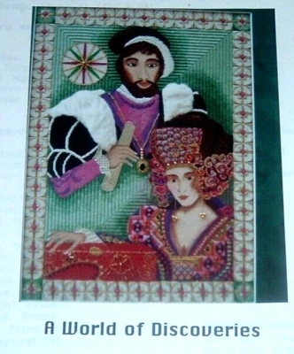 Elsa Parrish American Needlepoint Guild Pattern Book "A World of Discoveries" - Image 1 of 4