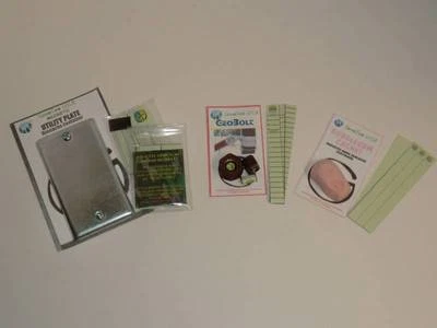 Magnetic Rusty Bolt, Gum & Utility Plate Geocache containers Cache Geocaching - Photo 1/4