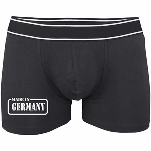 Boxershort Herren vorn MADE IN GERMANY - lustiges Motiv - Spruch 19 - Bild 1 von 15