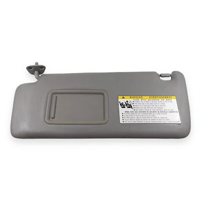 Viseira solar lateral esquerda para motorista Toyota Highlander 2001-2007 cinza - Imagem 1 de 4