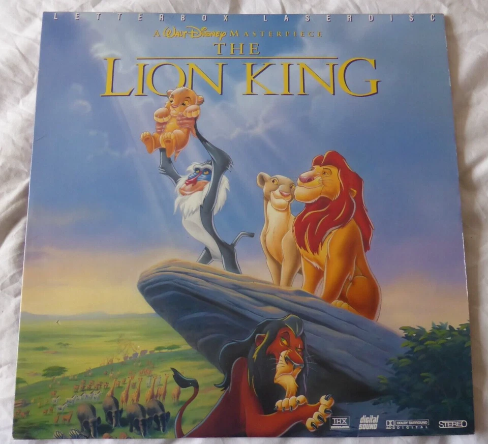The Lion King LaserDisc NTSC Disney Film Movie Home Cinema Theatre Letterbox - Image 1 of 4