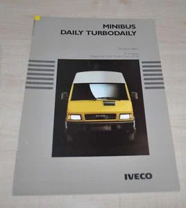 Iveco minibús TurboDaily furgoneta diaria folleto folleto FR - Imagen 1 de 7