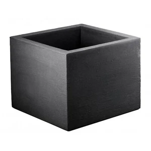 Fioriera KUBUS quadrata in plastica antracite - Foto 1 di 1