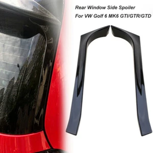 Alerón lateral para VW Golf 6 MK6 GTI GTR GTD 08-2012 negro brillante lunar trasero - Imagen 1 de 12