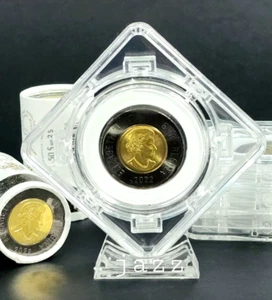 Moneda Toonie anillo negro de $2 dólares de Canadá 2022 en honor a la reina Isabel II UNC - Imagen 1 de 6