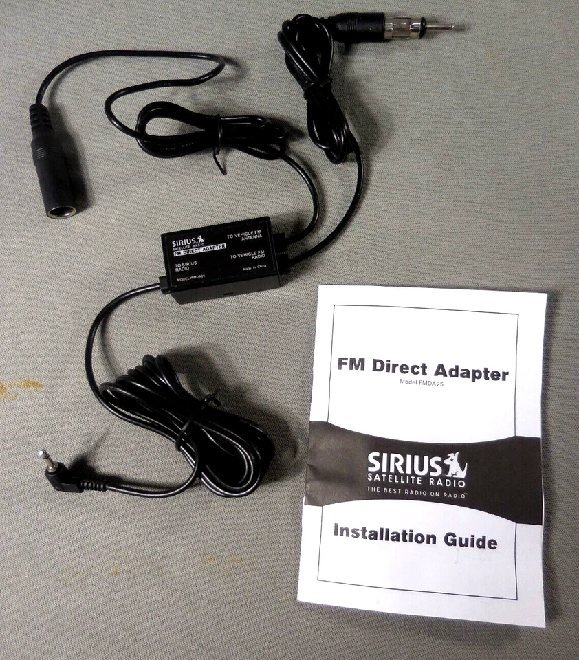 Sirius FMDA25 Radio FM Direct Adapter Wired Modulator for Satellite Radios