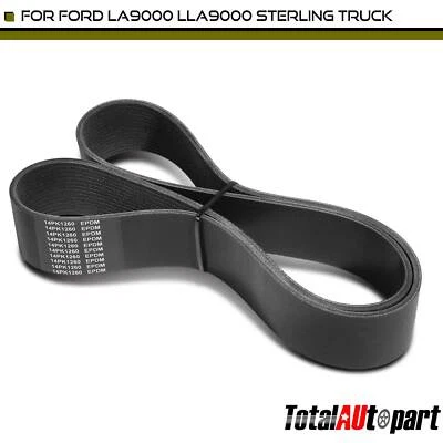 Cinturón Serpentine para Ford LA9000 LLA9000 LTLS9000 Sterling Truck AT9500 49,61 pulgadas Foto 1 de 4