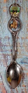 Lookout Mountain Chattanooga TN CANNON Souvenir Spoon with Charm - Picture 1 of 7