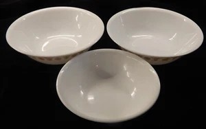 3 VINTAGE CORELLE CORNING GOLD SCHMETTERLING SERVIERSCHALEN 10 1/4", 8 1/2" - Bild 1 von 3