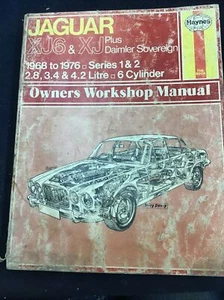 Haynes  Owners Workshop Manual for JAGUAR  XJ6  SERIES 6-cyl 1968-84 BUNDLE(C1) - Picture 1 of 3