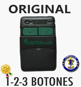 MANDO CLEMSA DE GARAJE MASTERCODE MV-12 MV12 MV 12 2 BOTONES ORIGINAL PORTON - Bild 1 von 3