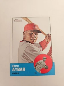 2012 Topps Baseball Card Erick Aybar 167 - Picture 1 of 2