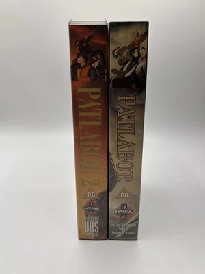 Patlabor The Movie 1&2 | VHS | Manga Video | Dubbed | Excellent Condition | - Image 1 of 3