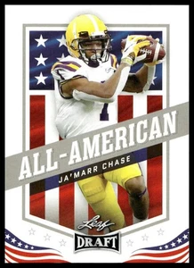 2021 Leaf Draft #41 Ja'Marr Chase LSU Tigers quasi nuovo + - Foto 1 di 2