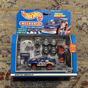 Vtg 1997 Hot Wheels MECHANIX Pontiac Grand Die-Cast X-Tool Transformer #44 - Picture 1 of 6