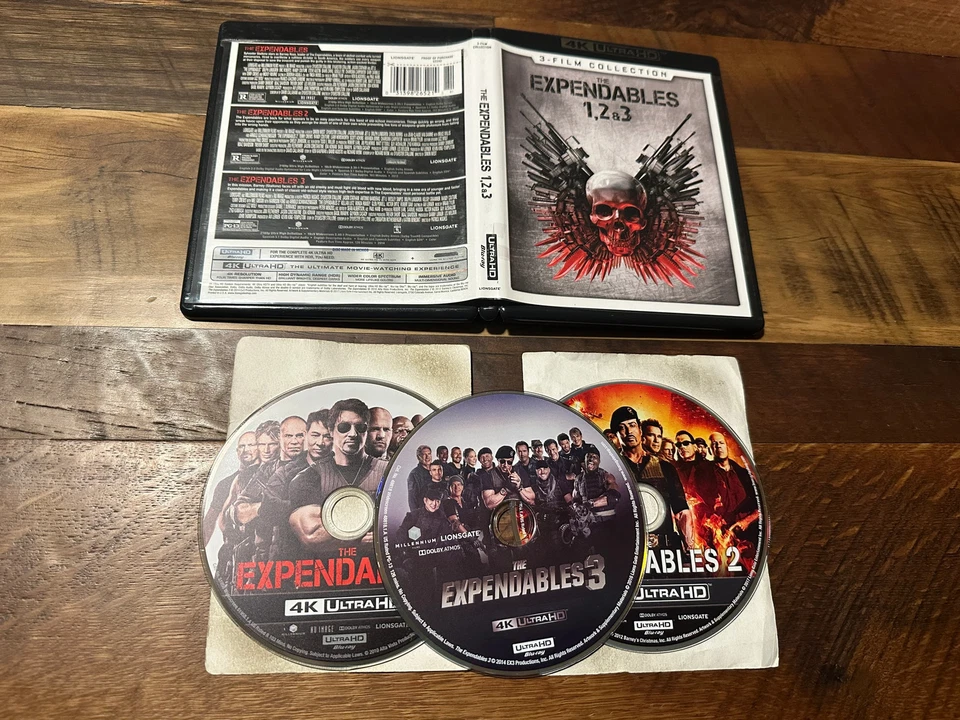The Expendables 3 Film Collection (4K Ultra HD, Lionsgate, No Digital) - Image 1 of 1