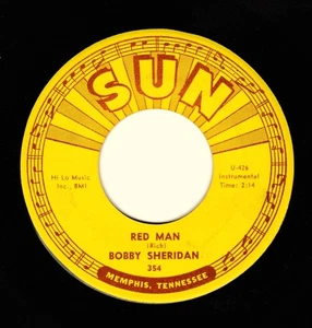 BOBBY SHERIDAN   (CHARLIE RICH)     RED MAN     SUN 354 45 - Picture 1 of 1