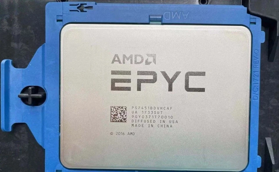 AMD EPYC 7451 24 Core 2.3GHz Socket SP3 CPU PS7451BDVHCAF Unlocked Processors - Image 1 of 1