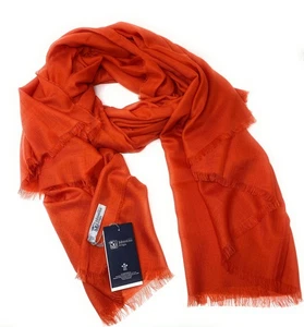 Estola bufanda pashmina 100 % cachemir puro - grande - roja - Imagen 1 de 2
