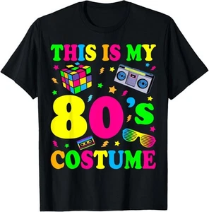 This is my 80's Costume Outfit Gifts Eighties Retro Party T-Shirt Hoodie - Picture 1 of 16
