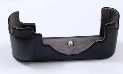 Media funda protectora genuina Leica M10 24020 cuerpo de cuero negro solamente Foto 1 de 4