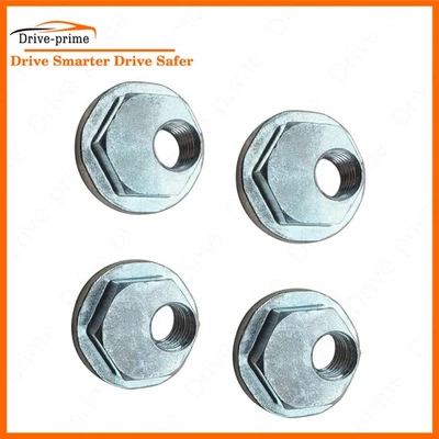 Silver Rear Alignment Caster Camber Cam Nut Kit for 02-18 Chevy GMC Equinox 4Pcs - Image 1 of 4
