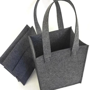 6 Flaschen grau Filz Tasche Träger wiederverwendbar Geschenk für besondere Anlässe - Bild 1 von 11