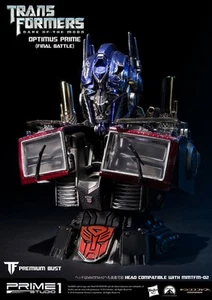 Prime 1 Studio Transformers Optimus Prime Standard & Battle - Damaged Rare Bust - Picture 1 of 4