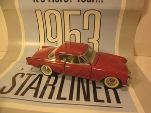 FRANKLIN MINT 1/43 DIECAST "1953 STUDEBAKER STARLINER COUPE" CLASSIC 50s SERIES - Picture 1 of 10
